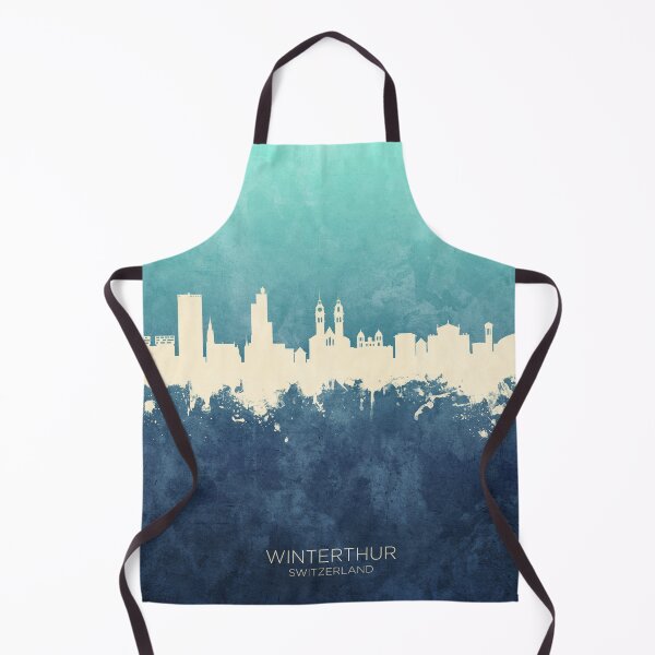 Item preview, Winterthur Switzerland Skyline designed and sold by ArtPrints.