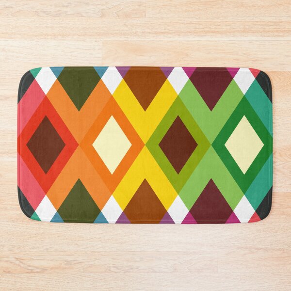 Item preview, Geometric Pattern 19 (coloful diamonds) designed and sold by Geometric Patterns.