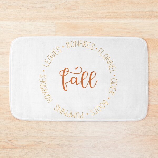 Item preview, Fall Calligraphy Bonfires, flannel, cider, boots, pumpkins, hayrides and leaves  designed and sold by Dollfacedesign.