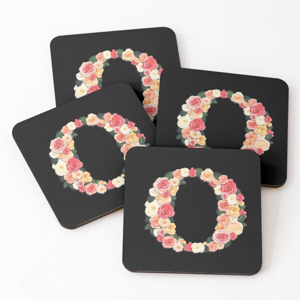 Item preview, The Letter O Floral designed and sold by Printedarts.