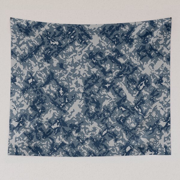 Item preview, Winter Camo Digital Camouflage Patterns in Blue Shades designed and sold by ShopieHome.