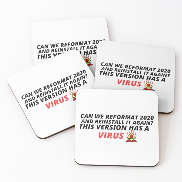 Item preview, Coronavirus Funny Design Can We Reformat 2020 And Reinstall It Again? This Version Has A Virus designed and sold by YourEssentials.