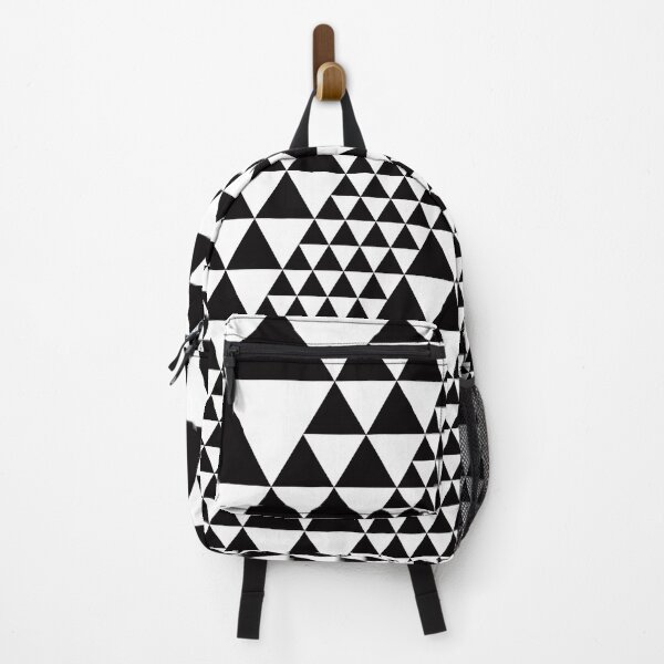 Item preview, Geometric Pattern 39 (black triangles) designed and sold by Geometric Patterns.