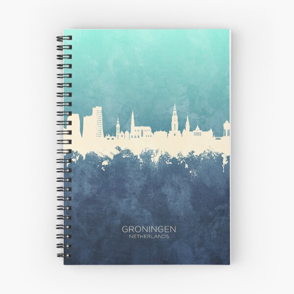 Item preview, Groningen The Netherlands Skyline designed and sold by ArtPrints.