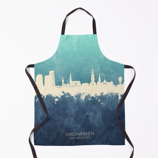Item preview, Groningen The Netherlands Skyline designed and sold by ArtPrints.
