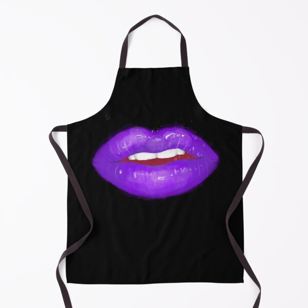 Item preview, Purple Realistic Lips Lipstick Painted designed and sold by javes93.