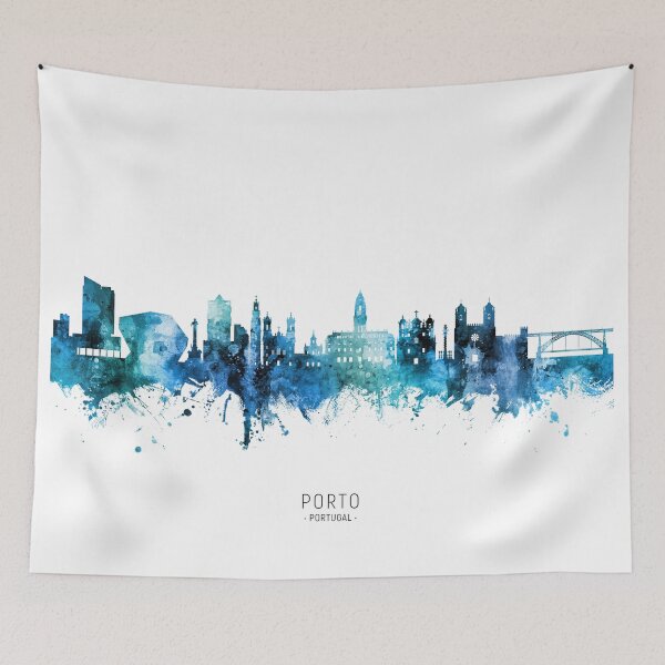 Item preview, Porto Portugal Skyline designed and sold by ArtPrints.