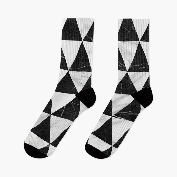 Item preview, Marble Triangle Pattern - Black and White designed and sold by Zoltan Ratko.