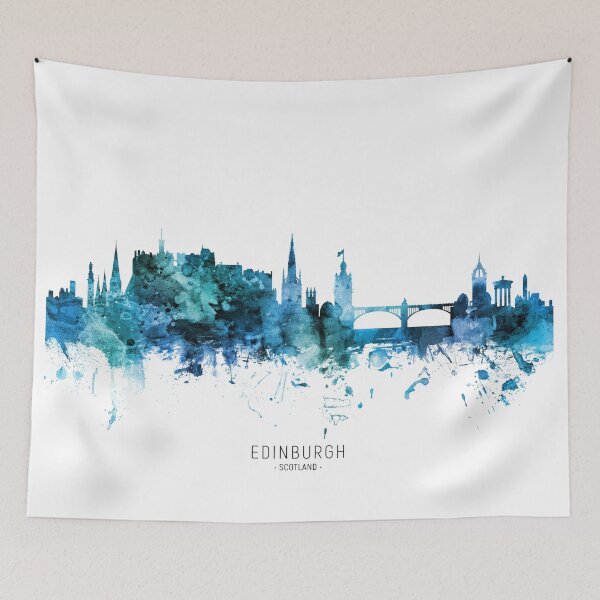 Item preview, Edinburgh Scotland Skyline designed and sold by ArtPrints.