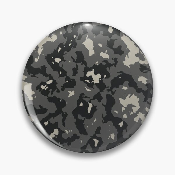 Item preview, Gray Camo Palette Knife Camouflage Patterns in Grey Shades and Black designed and sold by ShopieHome.