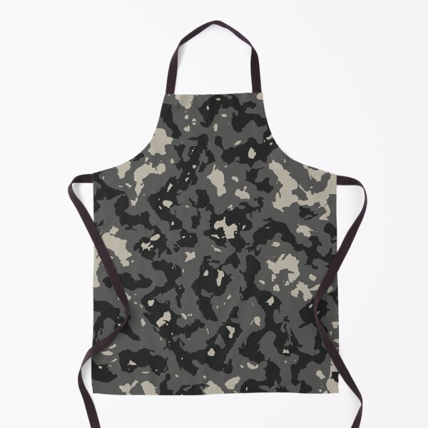Item preview, Gray Camo Palette Knife Camouflage Patterns in Grey Shades and Black designed and sold by ShopieHome.