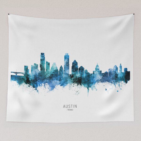 Item preview, Austin Texas Skyline designed and sold by ArtPrints.