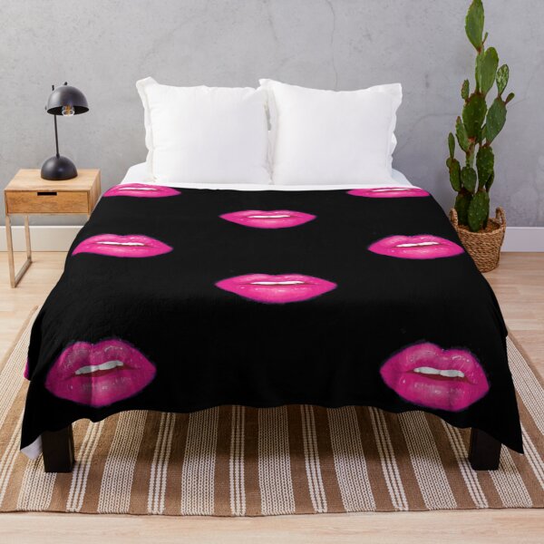 Item preview, Magenta Realistic Lips Lipstick Painted designed and sold by javes93.