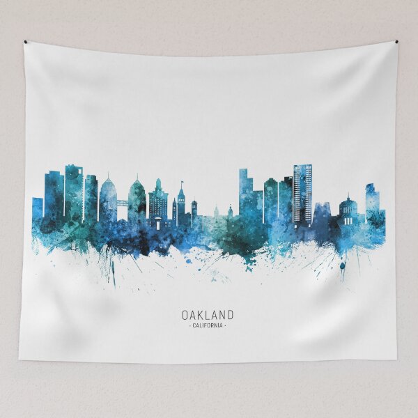 Artikelvorschau, Oakland California Skyline entworfen und verkauft von ArtPrints.