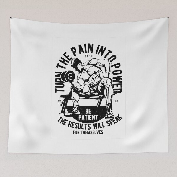 Item preview, Turn Pain Into Power. Be Patient And The Results Speak For Themselves. designed and sold by wkyip79.