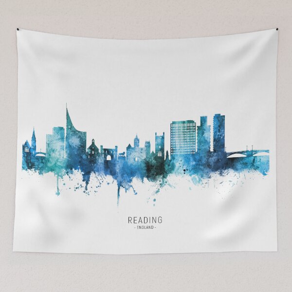Artikelvorschau, Reading England Skyline entworfen und verkauft von ArtPrints.