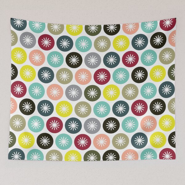Item preview, Geometric Pattern 243 (colorful stars) designed and sold by Geometric Patterns.