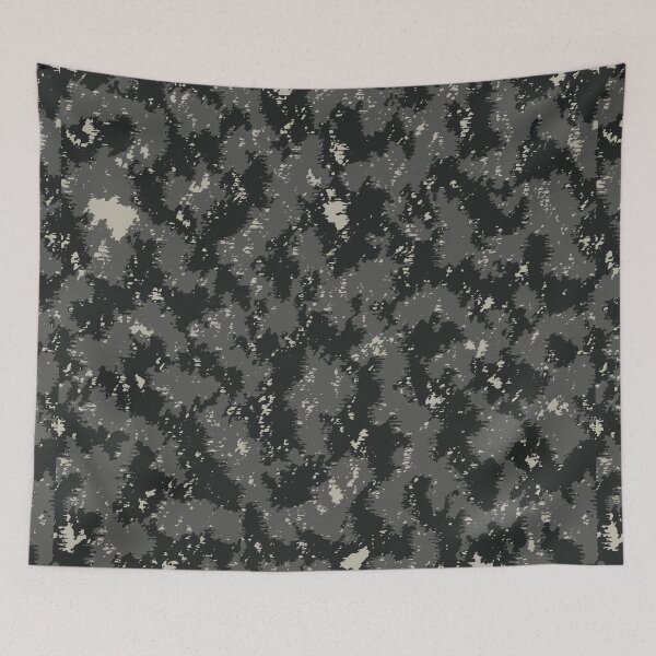 Item preview, Gray Camo Rough Pastels Camouflage Patterns in Grey Shades and Black designed and sold by ShopieHome.