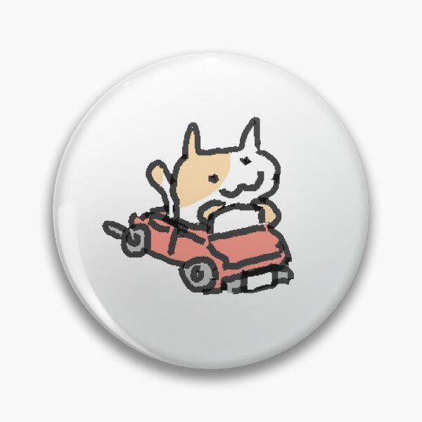 Item preview, Tiny Mspaint Cat in a Car designed and sold by sprout00.
