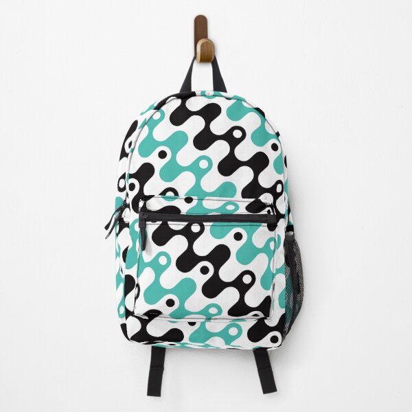 Item preview, Geometric Pattern #79 (blue black waves) designed and sold by Geometric Patterns.