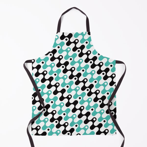 Item preview, Geometric Pattern #79 (blue black waves) designed and sold by Geometric Patterns.