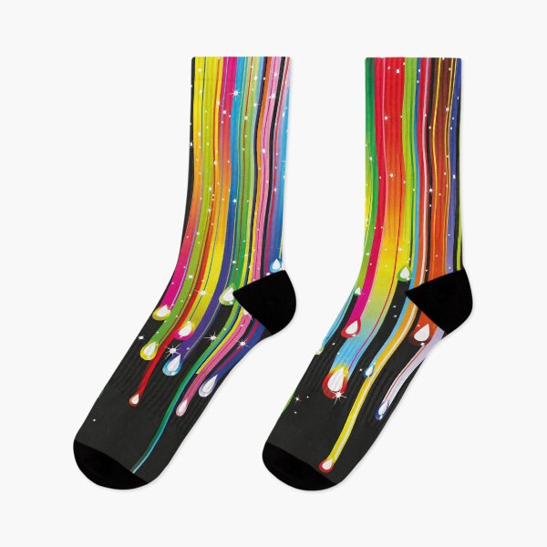 Artikelvorschau, Buntes Streifenmuster mit Tropfen entworfen und verkauft von stylebytara.