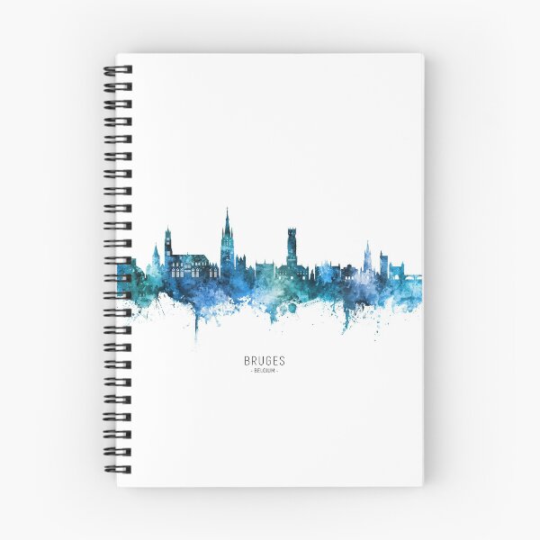 Item preview, Bruges Belgium Skyline designed and sold by ArtPrints.