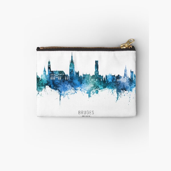 Item preview, Bruges Belgium Skyline designed and sold by ArtPrints.