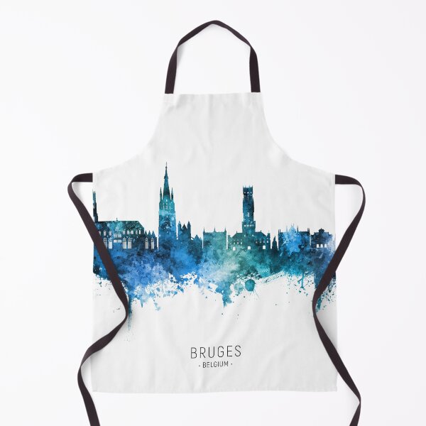 Item preview, Bruges Belgium Skyline designed and sold by ArtPrints.