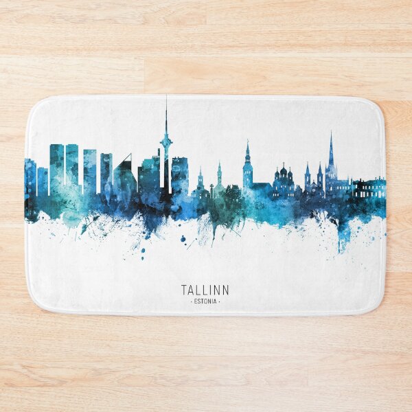 Item preview, Tallinn Estonia Skyline designed and sold by ArtPrints.