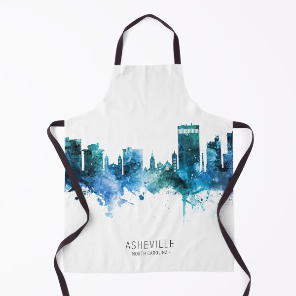 Item preview, Asheville North Carolina Skyline designed and sold by ArtPrints.