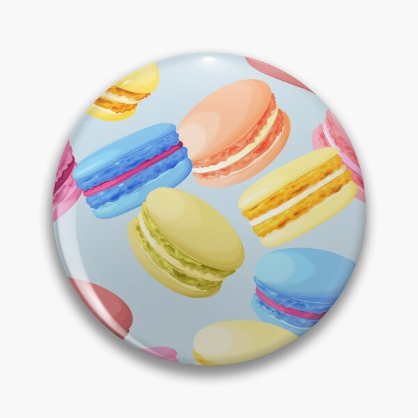 Item preview, Funny colorful macarons pattern designed and sold by stylebytara.