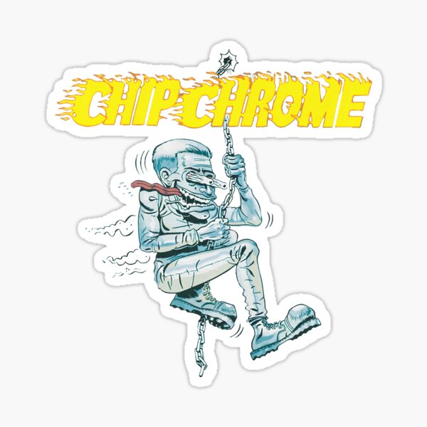 Columpio de micrófono cromado The Neighborhood Chip Pegatina