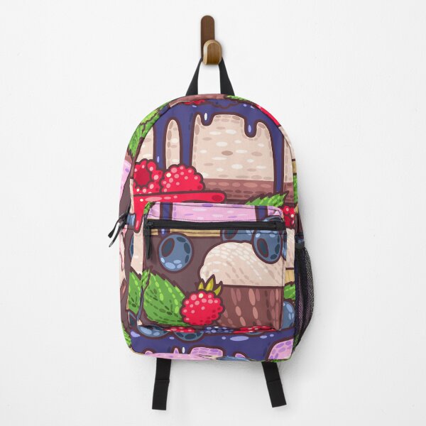 Item preview, Funny pattern with cake and fruits designed and sold by stylebytara.