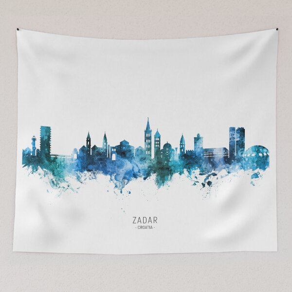 Item preview, Zadar Croatia Skyline designed and sold by ArtPrints.