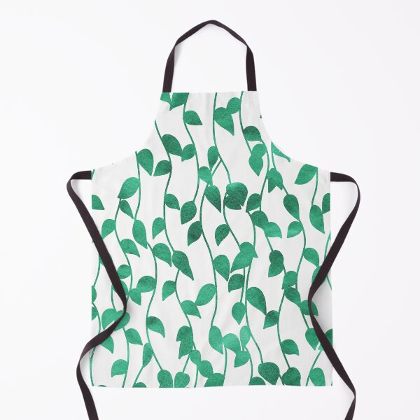 Item preview, Modern green floral pattern designed and sold by stylebytara.