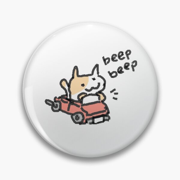Item preview, Beep Beep ! Tiny Mspaint Cat in a Car designed and sold by sprout00.