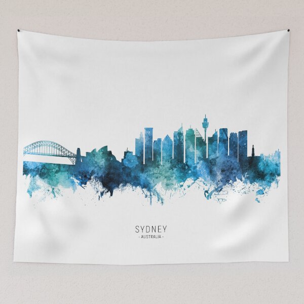 Item preview, Sydney Australia Skyline designed and sold by ArtPrints.