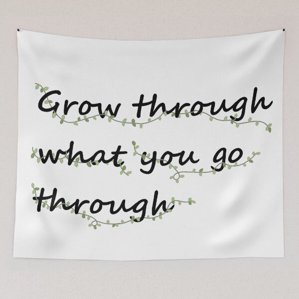 Item preview, Grow through what you go through  designed and sold by EttieTheYettie.