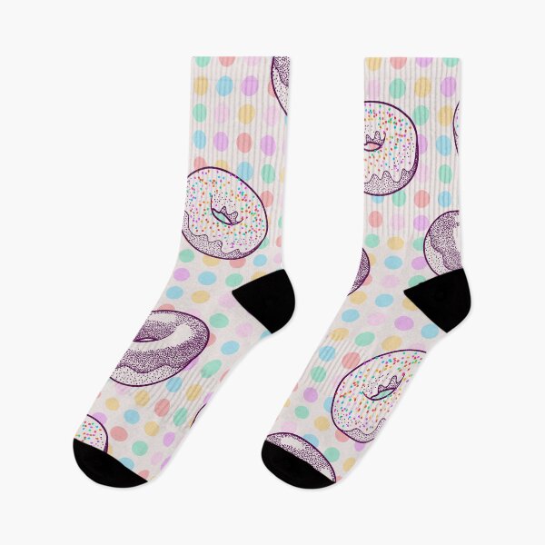 Item preview, Funny donuts pattern designed and sold by stylebytara.