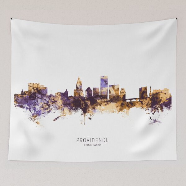 Item preview, Providence Rhode Island Skyline designed and sold by ArtPrints.