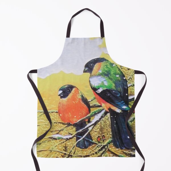 Item preview, Winter bullfinches designed and sold by helenkaiy.