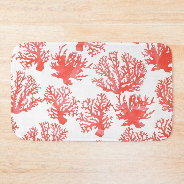 Item preview, Modern pattern with red corals designed and sold by stylebytara.