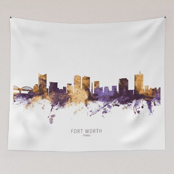 Item preview, Fort Worth Texas Skyline designed and sold by ArtPrints.