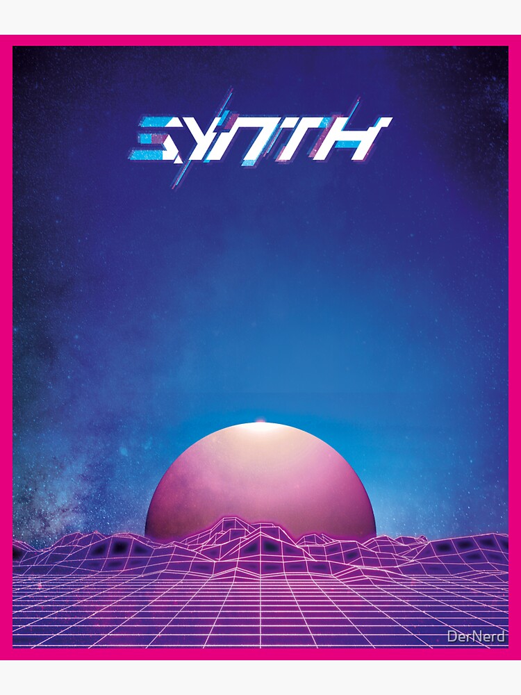 Synth Retro Vaporwave Outrun Synthwave Music Fan Sticker For Sale By