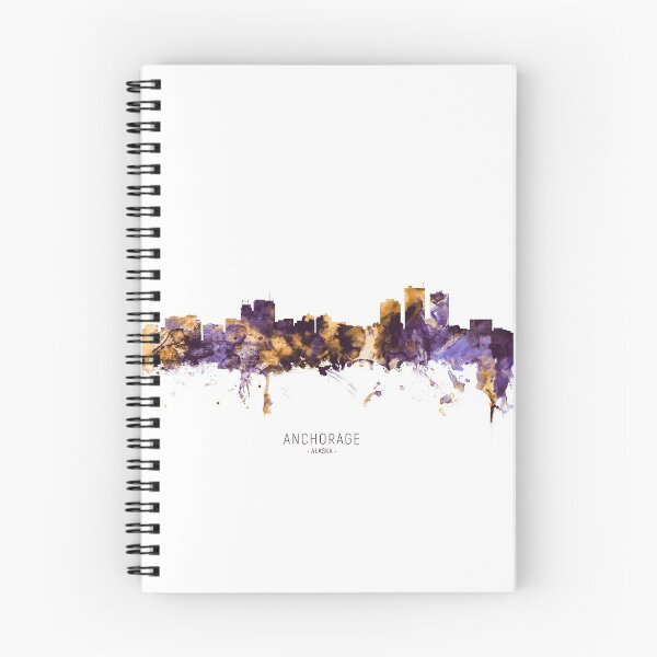 Item preview, Anchorage Alaska Skyline designed and sold by ArtPrints.
