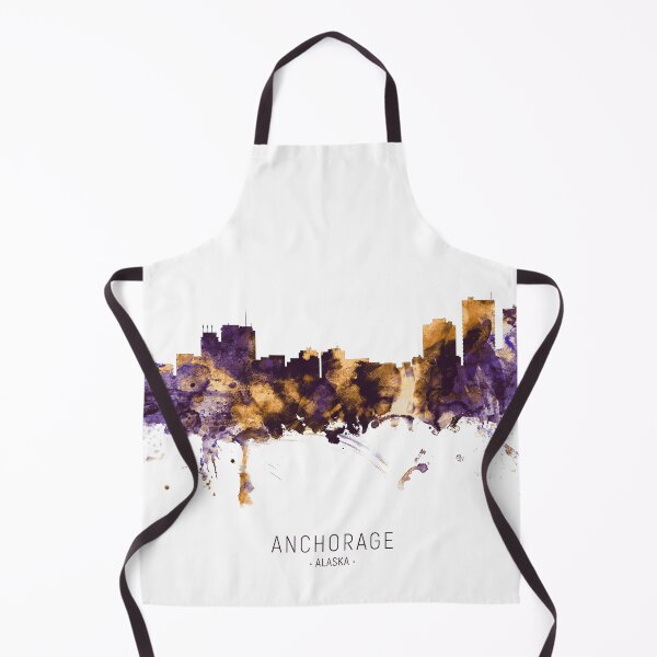 Item preview, Anchorage Alaska Skyline designed and sold by ArtPrints.