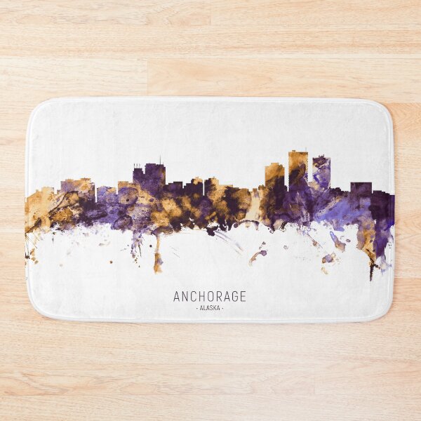 Item preview, Anchorage Alaska Skyline designed and sold by ArtPrints.