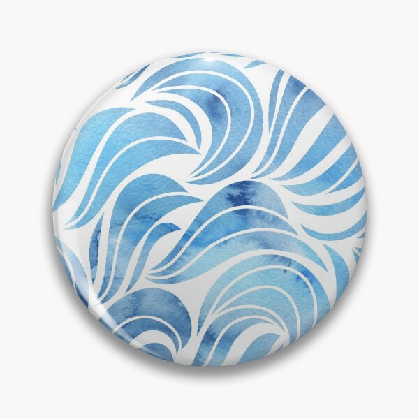 Item preview, Abstract blue waves designed and sold by stylebytara.
