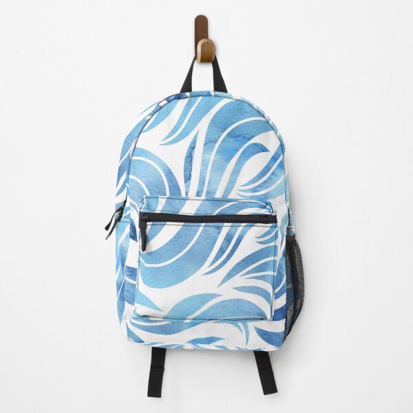 Item preview, Abstract blue waves designed and sold by stylebytara.